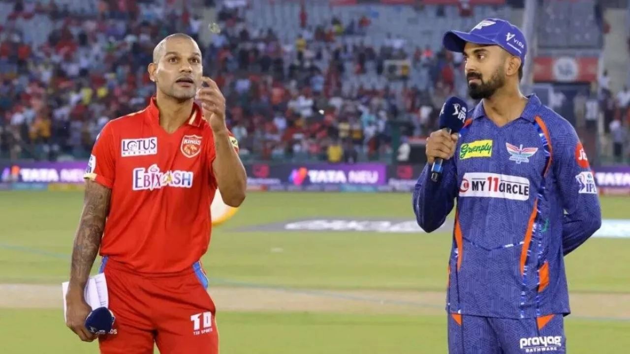 kl rahul and shikhar dhwan in match at toss time